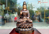  Quà Tặng Phong Thủy Tượng Phật Quan Âm đồng đỏ hun nâu cao 61 cm 