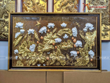  Quà Tặng Doanh Nghiệp Tranh Hoa Sen kích thước 70 x 110 cm dát tam khí 