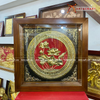  Quà Tặng Doanh Nghiệp Tranh Hoa Sen kích thước 42 x 42 cm mạ vàng 24K 