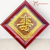  Quà Tặng Mẹ Tranh Chữ Thọ kích thước 50 x 50 cm mạ vàng 24K 