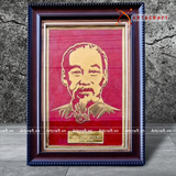  Quà Tặng Tranh Bác Hồ kích thước 28 x 38 cm 