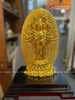  Quà Tặng Phong Thủy Tượng Phật Quan Âm dát vàng 26 x 15 x 7 cm 