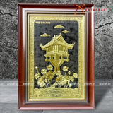  Quà Tặng Tranh Chùa Một Cột kích thước 40 x 55 cm 