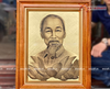  Quà Tặng Tranh Bác Hồ kích thước 60 x 75 cm 