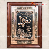  Quà Tặng Mẹ Tranh Chữ Lộc kích thước 81 x 107 cm đồng đỏ 