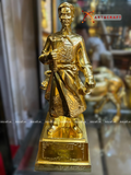  Quà Tặng Sếp Tượng Trần Hưng Đạo dát vàng 24K kích thước 42 x 16 x 18 cm 