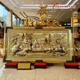  Quà Mừng Thọ Tranh Mừng Thọ kích thước 80 x 155 cm dát tam khí 