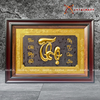  Quà Tặng Mẹ Tranh Chữ Thọ kích thước 52 x 72 cm dát vàng 