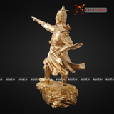  Quà Tặng Sếp Tượng Trần Hưng Đạo đồng vàng cao 23 cm 