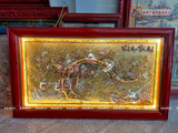  Quà Tặng Tranh Vinh Hoa Phú Quý đồng vàng kích thước 90 x 170 cm 