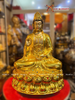  Quà Tặng Phong Thủy Tượng Phật Quan Âm dát vàng kích thước 40 x 26 x 26 cm 