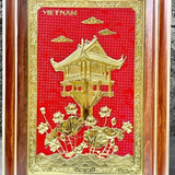  Quà Tặng Tranh Chùa Một Cột kích thước 50 x 70 cm 