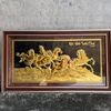 Quà Tân Gia Tranh đồng Mã Đáo Thành Công kích thước 90 x 50 cm mạ vàng