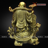  Quà Tặng Sếp Tượng Di Lặc đồng vàng 30 x 30 x 15 cm 