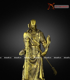  Quà Tặng Phong Thủy Tượng Quan Công đồng vàng kích thước 38 x 15 cm 