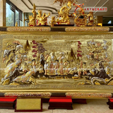  Quà Mừng Thọ Tranh Mừng Thọ kích thước 80 x 155 cm dát tam khí 