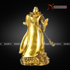 Quà Tặng Phong Thủy Tượng Quan Công đồng vàng kích thước 37 x 20 x 25 cm 