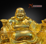  Quà Tặng Sếp Tượng Di Lặc dát vàng kích thước 26 x 35 x 26 cm 
