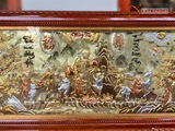 Quà Mừng Thọ Tranh Mừng Thọ kích thước 90 x 170 cm dát tam khí 