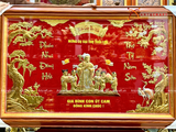  Quà Mừng Thọ Tranh Mừng Thọ kích thước 70 x 110 cm 