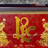  Quà Tặng Mẹ Tranh Chữ Lộc kích thước 38 x 54 cm dát vàng 