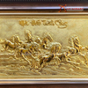  Quà Tân Gia Tranh đồng Mã Đáo Thành Công kích thước 38 x 28 cm 
