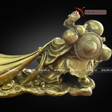  Quà Tặng Sếp Tượng Di Lặc kéo bị cao 21 cm 