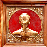  Quà Tặng Tranh Bác Hồ kích thước 38 x 38 cm 