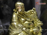  Quà Tặng Sếp Tượng Di Lặc đồng vàng kích thước 32 x 62 cm 