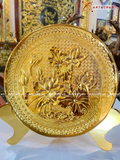  Quà Tặng Doanh Nghiệp Tranh Hoa Sen đường kính 20 cm cao 25 cm 