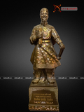  Quà Tặng Sếp Tượng Trần Hưng Đạo đồng đỏ khảm tam khí cao 90 cm 