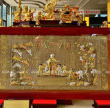  Quà Mừng Thọ Tranh Mừng Thọ kích thước 75 x 135 cm dát tam khí 