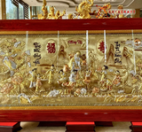  Quà Mừng Thọ Tranh Mừng Thọ kích thước 90 x 170 cm dát tam khí 