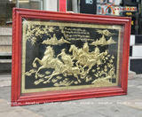 Quà Tân Gia Tranh đồng Mã Đáo Thành Công kích thước 133 x 88 cm 