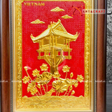  Quà Tặng Tranh Chùa Một Cột kích thước 40 x 55 cm 
