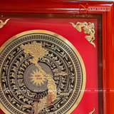  Quà Tặng Đối Tác Tranh Trống Đồng kích thước 95 x 95 cm 