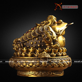  Quà Tặng Phong Thủy Tượng Thiềm Thừ đồng vàng kích thước 29 x 23 x 22 cm 