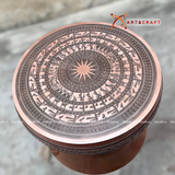  Quà Tặng Trống Đồng Đông Sơn đồng đỏ hoa văn chìm đường kính 40 cm 