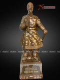  Quà Tặng Sếp Tượng Trần Hưng Đạo đồng đỏ khảm tam khí cao 70 cm 