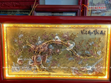  Quà Tặng Tranh Vinh Hoa Phú Quý đồng vàng kích thước 90 x 170 cm 