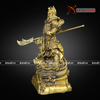  Quà Tặng Phong Thủy Tượng Quan Công đồng vàng kích thước 36 x 16 x 12 cm 