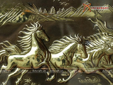  Quà Tân Gia Tranh đồng Mã Đáo Thành Công kích thước 36 x 66 cm 