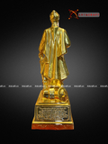  Quà Tặng Sếp Tượng Trần Hưng Đạo dát vàng kích thước 50 x 19 x 21 cm 