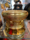  Quà Tặng Trống Đồng Đông Sơn đồng đỏ hoa văn chìm kích thước 45 x 36 cm 