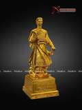  Quà Tặng Sếp Tượng Trần Hưng Đạo đồng vàng dát vàng kích thước 60 x 22 x 22,5cm 