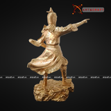  Quà Tặng Sếp Tượng Trần Hưng Đạo đồng vàng cao 23 cm 