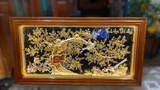  Quà Tặng Tranh Vinh Hoa Phú Quý dát tam khí kích thước 90 x 170 cm 