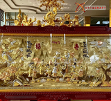  Quà Mừng Thọ Tranh Mừng Thọ kích thước 90 x 170 cm dát tam khí 