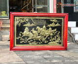  Quà Tân Gia Tranh đồng Mã Đáo Thành Công kích thước 133 x 88 cm 