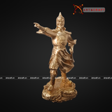  Quà Tặng Sếp Tượng Trần Hưng Đạo đồng vàng cao 23 cm 